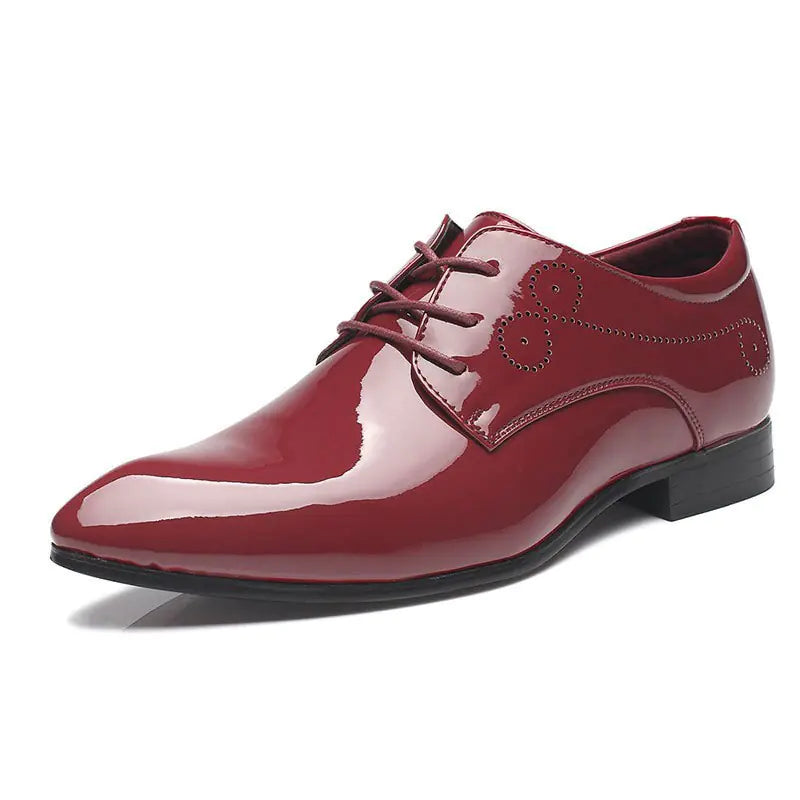 Men's Leather Business Casual Dress Shoes