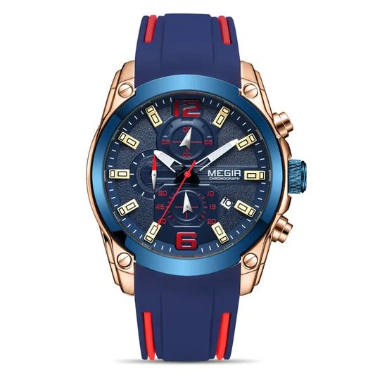 Megir Men's Waterproof Quartz Sports Watch 2063